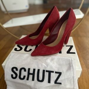 LIKE NEW! Schutz Boann Cone Heel PT Pump. Original dust bag and box!